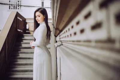 Áo dài trắng hình ảnh áo dài trắng thanh xuân [OKEWXC]