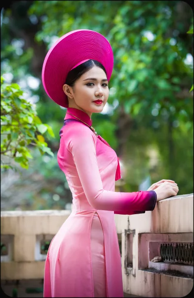 Áo dài khăn đóng nổi bật [LDUPIZ]