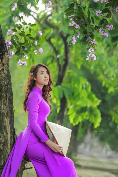 Áo dài trắng ấn tượng [RTQKYO]