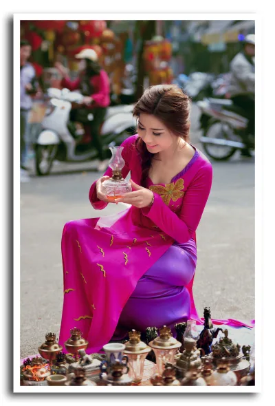 Áo dài trắng cuốn hút [HA2WGE]