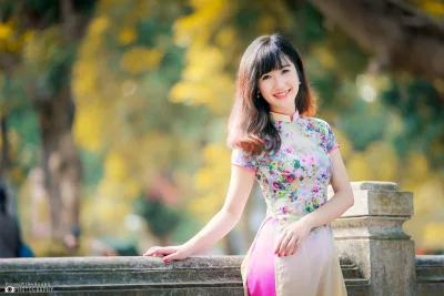 Áo dài họa tiết hoài cổ [GFYFPL]