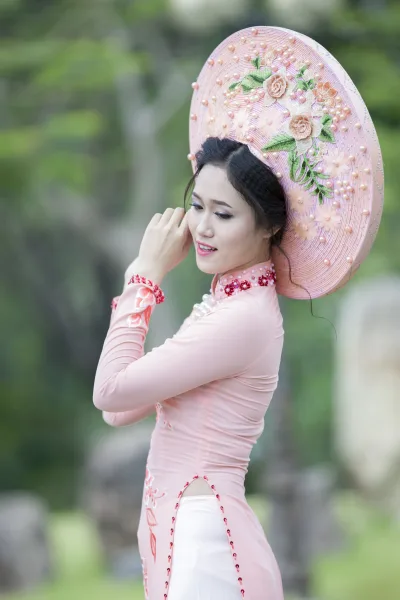 Vẻ đẹp áo dài áo dài khăn đóng thanh nhã áo dài khăn đóng [JFLLIB]