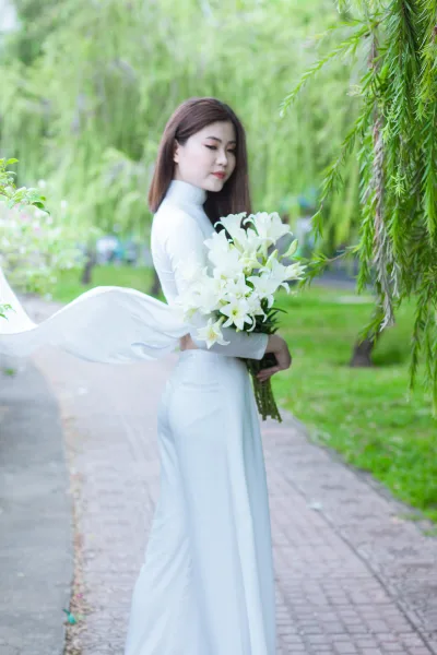 Đậm chất Việt áo dài trắng áo dài trắng [3UXLE8]