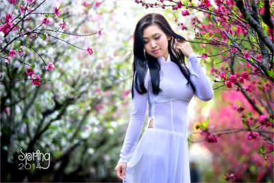 Cuốn hút áo dài trắng áo dài trắng [VMCZBU]