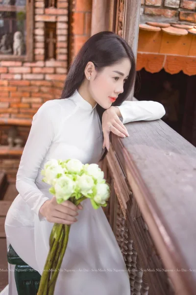 Áo dài trắng album hoa thanh thoát [TCCKP7]
