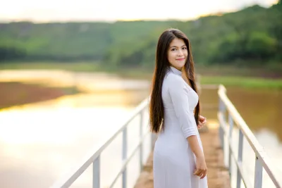 Dịu dàng áo dài trắng nữ sinh [FUCHHC]