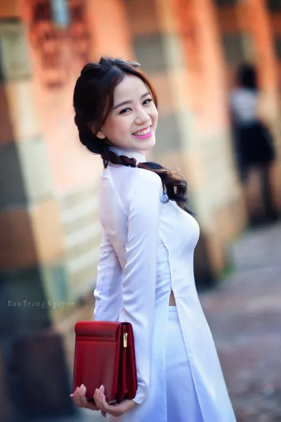 Quý phái áo dài trắng nữ sinh [CSPRY4]