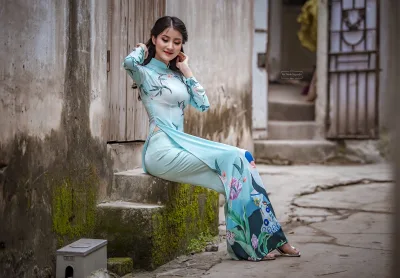 Áo dài xanh rửa mắt với ảnh áo dài xanh e ấp [OHDO0F]