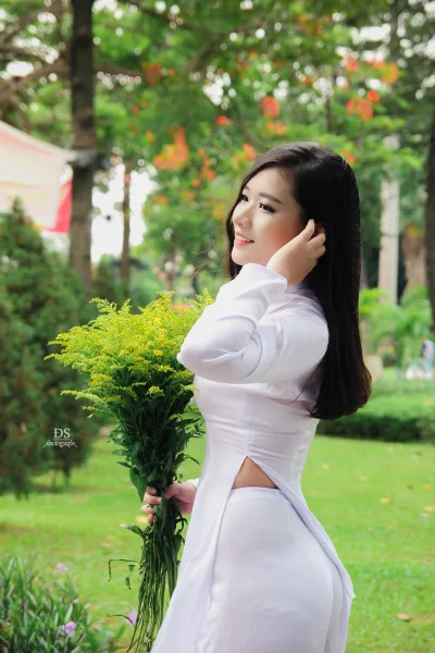 Áo dài trắng tuyển chọn nuột [LMRQRU]