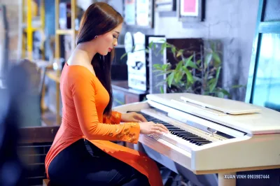 Bộ sưu tập áo dài cam nền nã [OUIDYB]