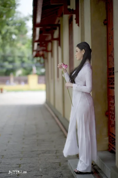 Áo dài trắng thuần Việt [MAH4A2]