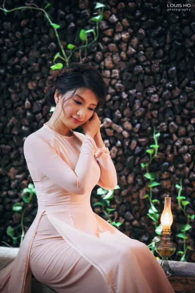 Girl xinh áo dài hồng thanh tao [7K4AUZ]