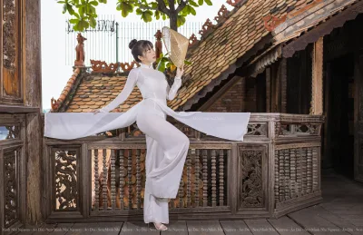 Bộ sưu tập áo dài trắng tinh tế áo dài trắng [NLTOVC]