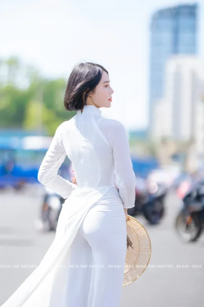 Duyên thầm áo dài trắng áo dài trắng [1GWF42]