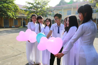 Áo dài trắng kỷ yếu nét Việt [TE1ZCF]