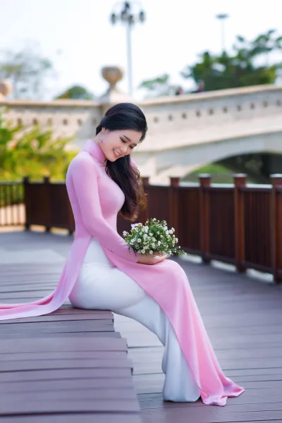 Áo dài trắng nữ nhân áo dài trắng vẻ đẹp Việt Nam [OBNTJF]