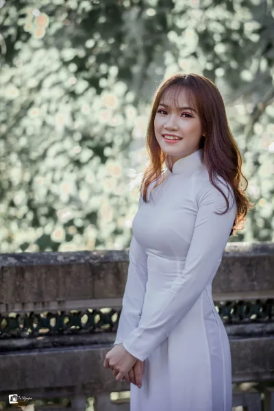 Áo dài trắng tinh khôi thanh xuân [SLLLTJ]