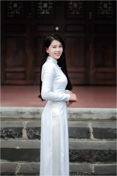 Áo dài trắng hút hồn [ENST7F]