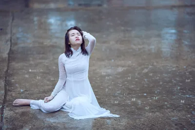 Bộ sưu tập áo dài trắng thướt tha ướt [MVWBKN]