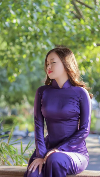 Áo dài tím tuyển chọn [GL4CHG]