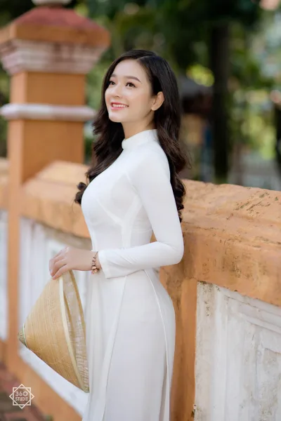 Album áo dài trắng nữ tính áo dài trắng [JTTMC1]