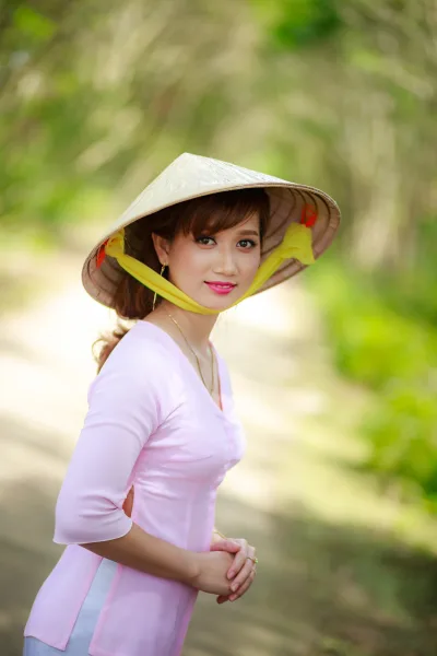 Áo dài hồng thanh thoát [EW5AHF]