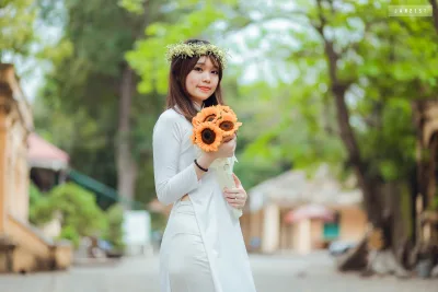 Album áo dài trắng cổ điển nữ sinh [DDKACQ]
