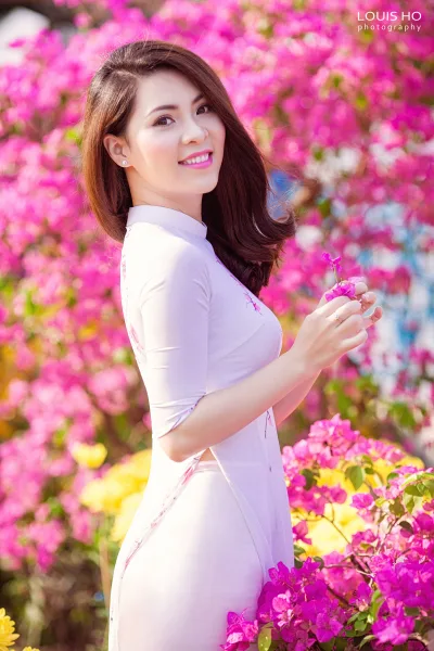 Bộ ảnh áo dài trắng thanh xuân hoa [MFUD7B]