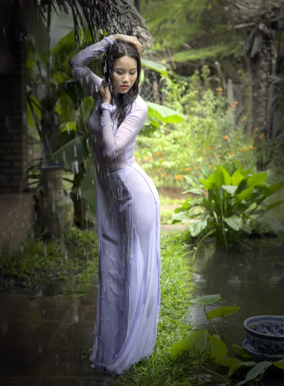 Ấn tượng áo dài trắng áo dài trắng [PVJMZV]