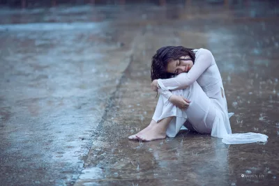 Bộ sưu tập áo dài trắng thanh tao ướt [PVUSWP]