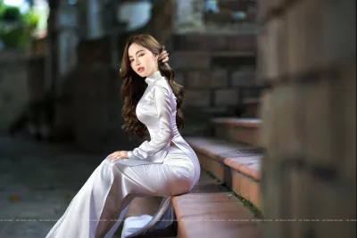 Vẻ đẹp Việt Nam áo dài trắng [MBKVDV]