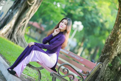Ấn tượng áo dài trắng hồn nhiên [W1WF4J]